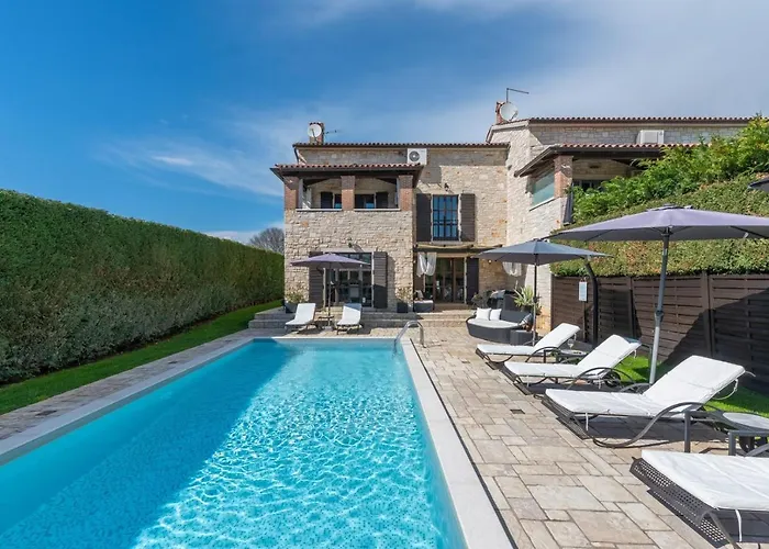 Villa Olea Mare With Private Heated Pool Buici (Istria)